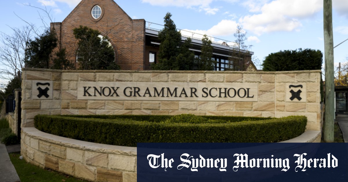 Knox Grammar students suspended after posting offensive messages in chat group – Sydney Morning Herald