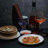 Dumplings and cured salmon at Drunken Dumpling.