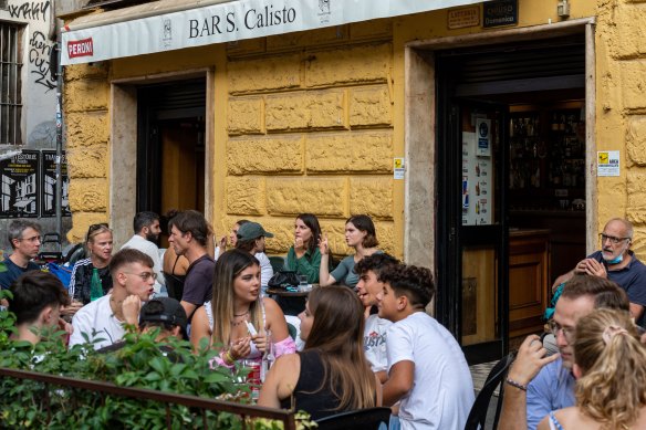 Local haunt Bar San Calisto, which has been around since 1969.