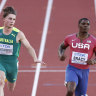 Browning bows out in opening round of 100m