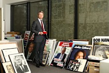 Paul Erickson at Labor HQ in Canberra.