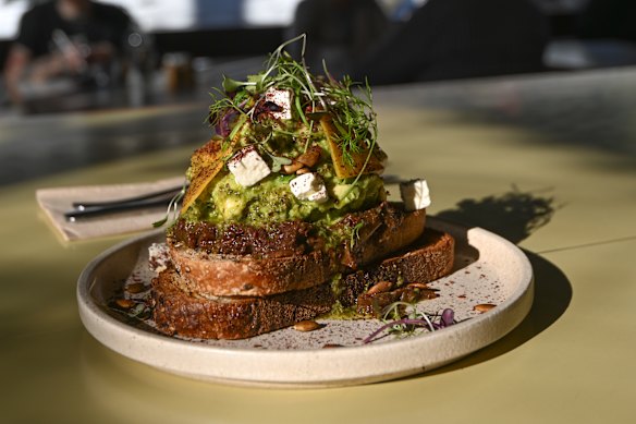 Avocado toast at Terror Twilight.