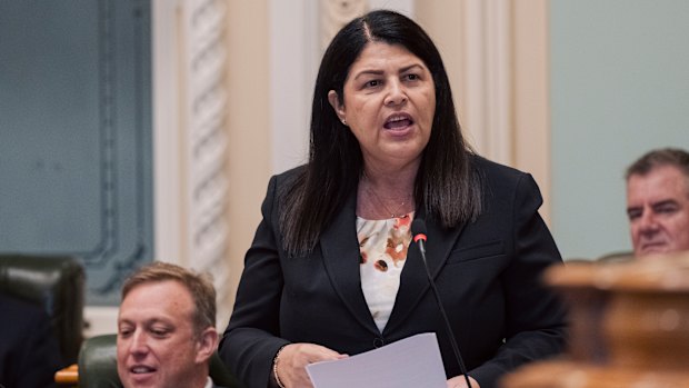 Former Labor minister Grace Grace, now a member of the opposition’s shadow cabinet, pictured in early 2024. Former ministers Mick de Brenni and Mark Bailey have also been singled out in inquiry evidence to date.