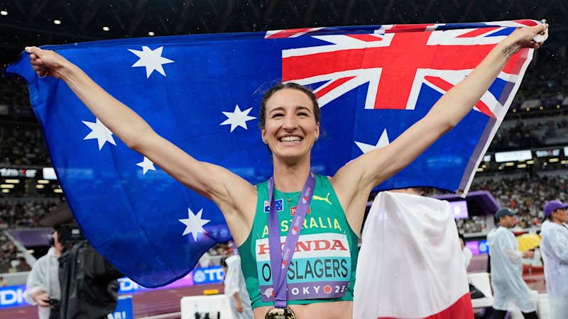 World Athletics Championships: Nicola Olyslagers Wins High Jump Gol...