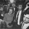 From the Archives, 1988: Margaret Thatcher jostled, pushed in Melbourne