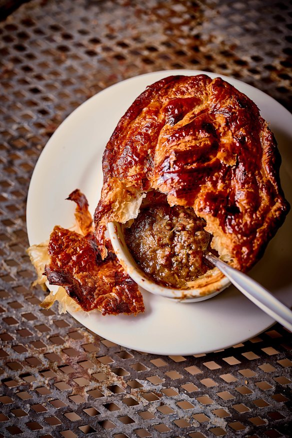 The Trading Post Laguna make their own pastries, pies and sausage rolls.