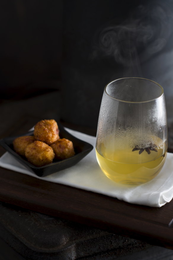 Spiced cider.