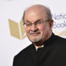 Author Salman Rushdie before the attack.