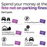 Flyers to remind drivers not to park illegally at school fetes