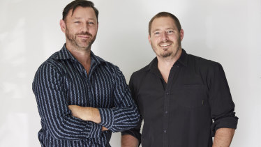 Aaron Wittman (left) and Troy Brown (right), founders of accounting risk startup Xbert.