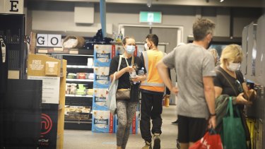 Masks will no longer be required in retail settings after NSW reaches the 95 per cent double dose vaccination target or December 15, whichever comes first.
