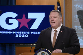 Secretary of State Mike Pompeo said that the Group of Seven members were all aware of China's "disinformation campaign" regarding the coronavirus outbreak.