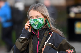 Limits of talk: Climate activist Greta Thunberg in Glasgow, United Kingdom. 