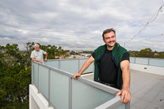 Josh Kidd, pictured with his father Michael, purchased his first home last year. He would not have used his superannuation if it was an option but had help from his family.