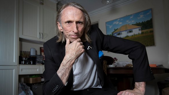 Reg Mombassa at his home in Sydney’s Inner West.