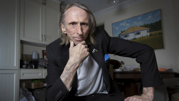 Reg Mombassa at his home in Sydney’s Inner West.