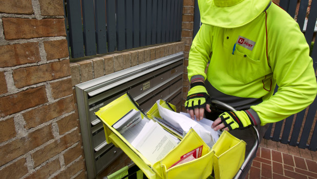 Growth in parcel deliveries is helping make up for a decline in the letters business. 