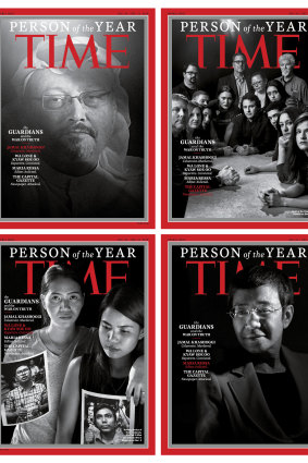 Time will honour their Person of the Year over four magazine covers.