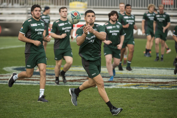 Randwick hold their captain's run ahead of Saturday's clash with Argentina at Coogee Oval. 