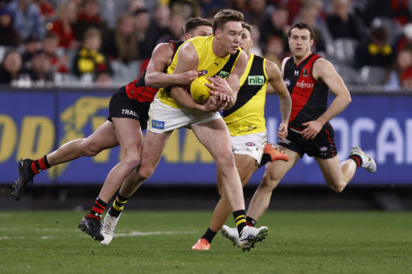 The TIgers are sweating on Tom Lynch’s fitness.