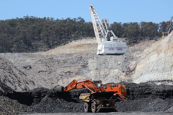 The Ulan coal mine near Mudgee.
