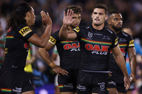 Nathan Cleary is back for his first game since suffering a hamstring injury in round 14.