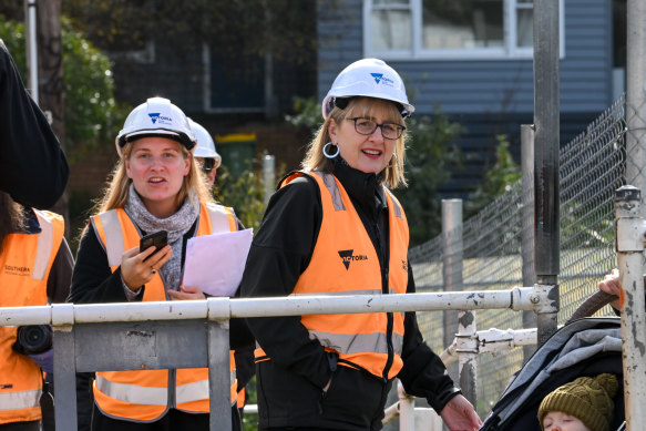 Transport Infrastructure Minister Jacinta Allan said the new station at Keilor East meant the airport rail would create a new line for Melbourne’s west.
