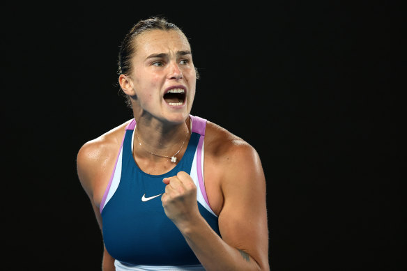 Aryna Sabalenka of Belarus won the Australian Open in January.