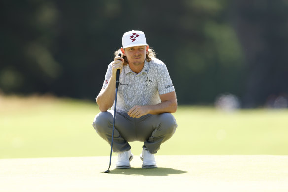 The greens at the Australian Open became tougher to play in the second round.
