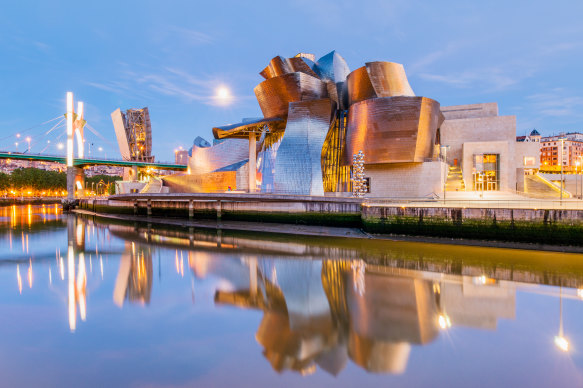 The Guggenheim Museum in Bilbao, Spain – another landmark building.