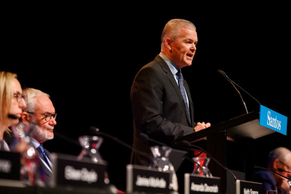 Santos chief executive Kevin Gallagher