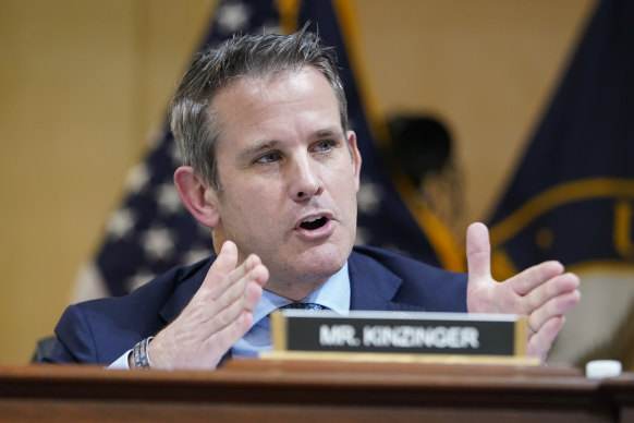 Adam Kinzinger, from the House select committee investigating the January 6 attack on the US Capitol. 