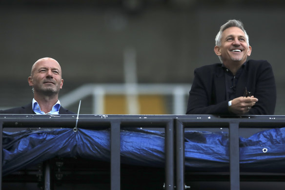 Former England greats Alan Shearer, and Gary Lineker will appear on Match of the Day this weekend.