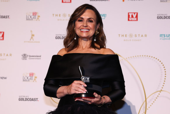 Lisa Wilkinson won a Logie award for her interview with former staffer Brittany Higgins.