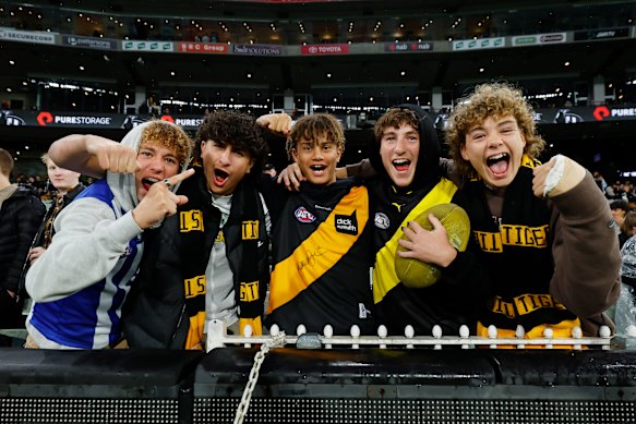 Richmond fans tonight.