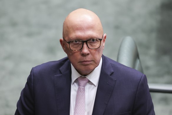 Opposition Leader Peter Dutton.