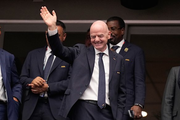 Gianni Infantino has been everywhere during the World Cup.