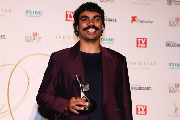 Tony Armstrong won a Logie award earlier this year.