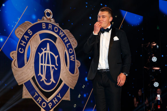 Last year’s Brownlow medallist Patrick Cripps.