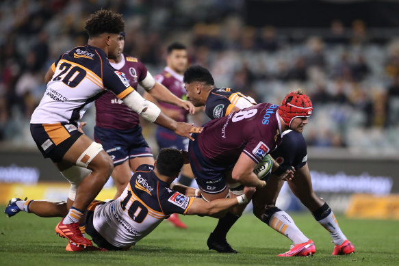 Harry Wilson can't find a way through at GIO Stadium.