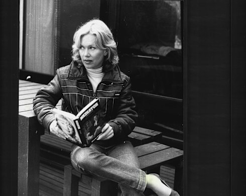 Blanche d’Alpuget on the set of her novel-turned-film Turtle Beach, which started filming in Thailand, 1982.