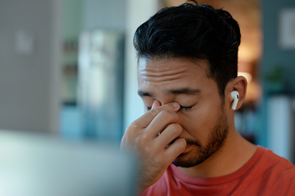 Eye strain symptoms can be “really, really annoying,” but they’re temporary, said Dr. Avnish Deobhakta.  