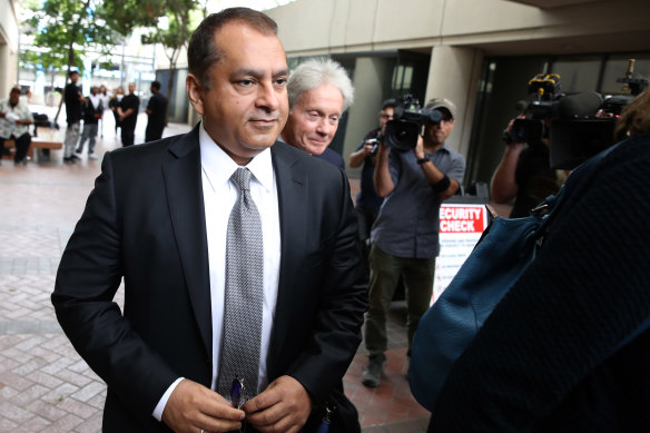 Former Theranos COO Ramesh “Sunny’ Balwani, pictured in 2019, will be tried separately. 