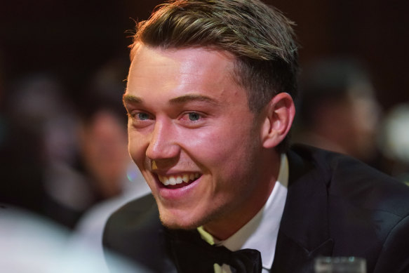 Patrick Cripps was the early leader on the Brownlow leaderboard.