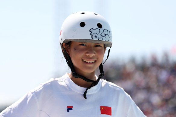 China’s Zheng HaoHao, 11, is the youngest Paris 2024 Olympian. 