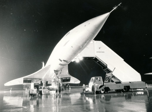 Concorde’s 002 prototype in Melbourne in 1972.