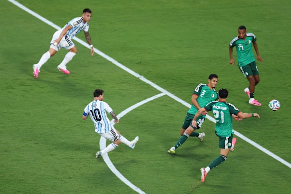 The first goal. 
