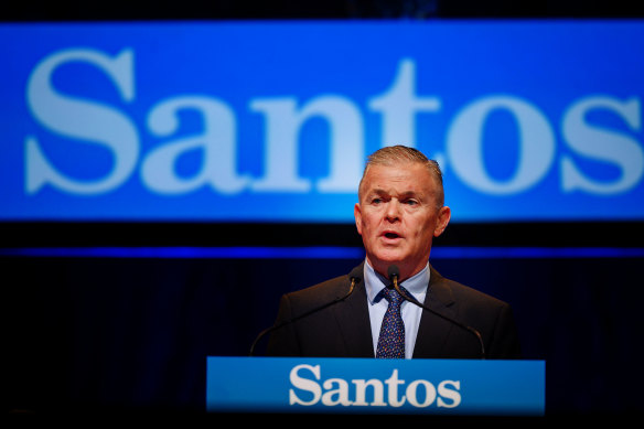 Santos chief executive Kevin Gallagher bought US-major Conoco Phillips’ northern Australian assets to increase  Santo’s share of Barossa.