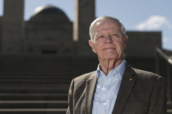 Former chief of the defence force, Admiral Chris Barrie, in Canberra.