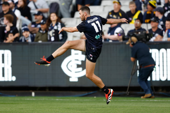 Mitch McGovern of the Blues.